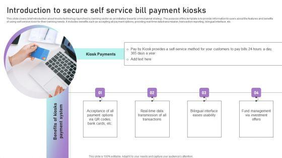Introduction To Secure Self Service Bill Payment Kiosks Ppt Outline Grid PDF Introduction To Secure Self Service Bill Payment Kiosks Ppt Outline Grid PDF