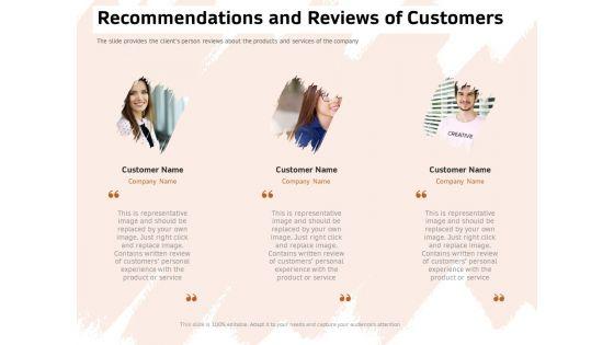 Investor_Deck_For_Capital_Generation_From_Substitute_Funding_Options_Recommendations_And_Reviews_Of_Customers_Guidelines_PDF_Slide_1.jpg