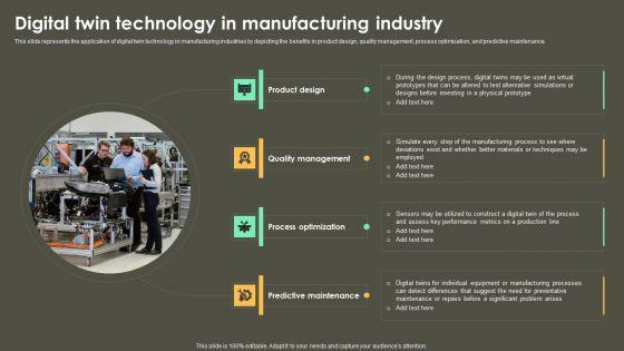 Iot Integration In Manufacturing Digital Twin Technology In Manufacturing Industry Inspiration PDF Iot Integration In Manufacturing Digital Twin Technology In Manufacturing Industry Inspiration PDF