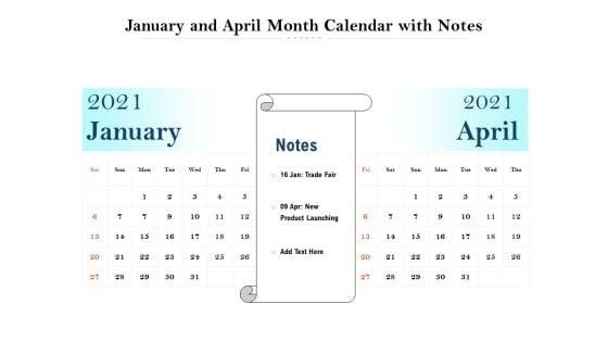 January_And_April_Month_Calendar_With_Notes_Ppt_PowerPoint_Presentation_Slides_Microsoft_PDF_Slide_1.jpg