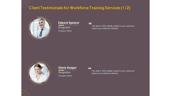 Job_Driven_Training_Client_Testimonials_For_Workforce_Training_Services_Ppt_Gallery_Icon_PDF_Slide_1.jpg