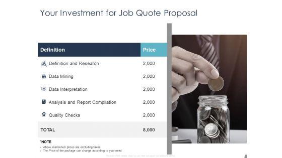 Job_Estimate_Your_Investment_For_Job_Quote_Proposal_Ppt_Slides_Visuals_PDF_Slide_1.jpg