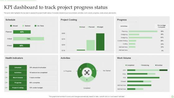 KPI_Dashboard_To_Track_Project_Progress_Status_Ppt_PowerPoint_Presentation_Gallery_Maker_PDF_Slide_1.jpg