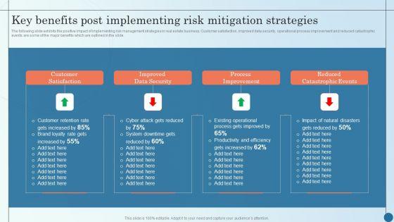 Key Benefits Post Implementing Risk Mitigation Strategies Managing Commercial Property Risks Microsoft PDF Key Benefits Post Implementing Risk Mitigation Strategies Managing Commercial Property Risks Microsoft PDF