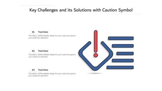 Key_Challenges_And_Its_Solutions_With_Caution_Symbol_Ppt_PowerPoint_Presentation_Gallery_Diagrams_PDF_Slide_1.jpg