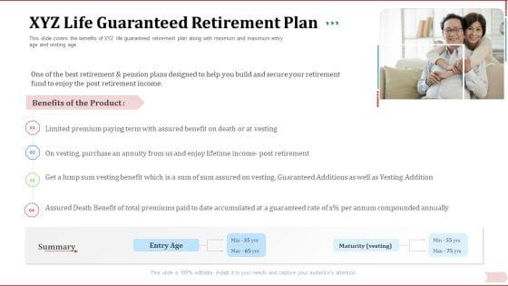 Key_Factor_In_Retirement_Planning_XYZ_Life_Guaranteed_Retirement_Plan_Information_PDF_Slide_1.jpg