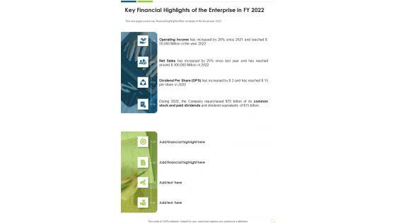 Key_Financial_Highlights_Of_The_Enterprise_In_FY_2022_One_Pager_Documents_Slide_1.jpg