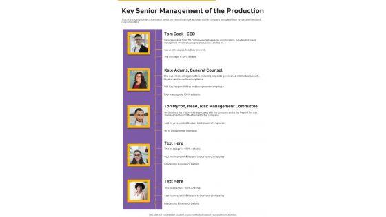 Key_Senior_Management_Of_The_Production_One_Pager_Documents_Slide_1.jpg