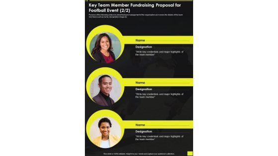 Key_Team_Member_Fundraising_Proposal_For_Football_Event_One_Pager_Sample_Example_Document_Slide_2.jpg
