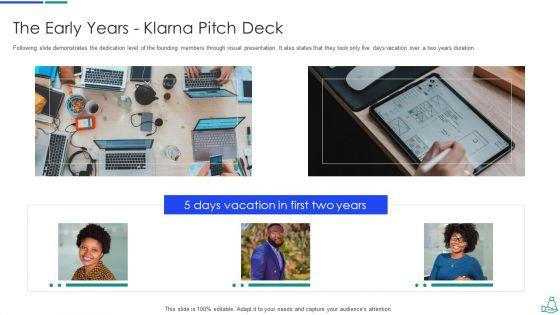Klarna_Venture_Capitalist_Funding_Elevator_Pitch_Deck_The_Early_Years_Klarna_Pitch_Deck_Sample_PDF_Slide_1.jpg