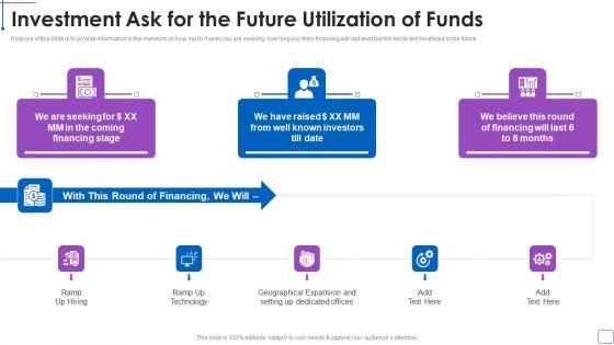 LETE_Venture_Funding_Pitch_Deck_Investment_Ask_For_The_Future_Utilization_Of_Funds_Clipart_PDF_Slide_1.jpg