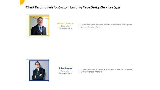 Landing_Page_Design_Optimization_Client_Testimonials_For_Custom_Landing_Page_Design_Services_Designation_Brochure_PDF_Slide_1.jpg