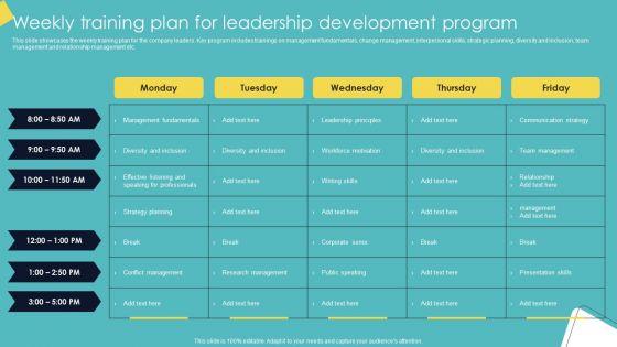 Leadership_Enhancement_Strategy_Weekly_Training_Plan_For_Leadership_Development_Program_Download_PDF_Slide_1.jpg