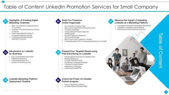 Linkedin_Promotion_Services_Table_Of_Content_Linkedin_Promotion_Services_For_Small_Company_Structure_PDF_Slide_1.jpg