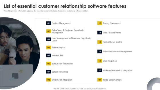 List_Of_Essential_Customer_Relationship_Software_Features_Inspiration_PDF_Slide_1.jpg