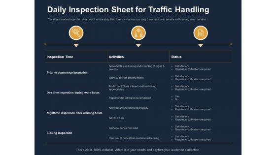 Logistics_Events_Daily_Inspection_Sheet_For_Traffic_Handling_Ppt_Styles_Professional_PDF_Slide_1.jpg