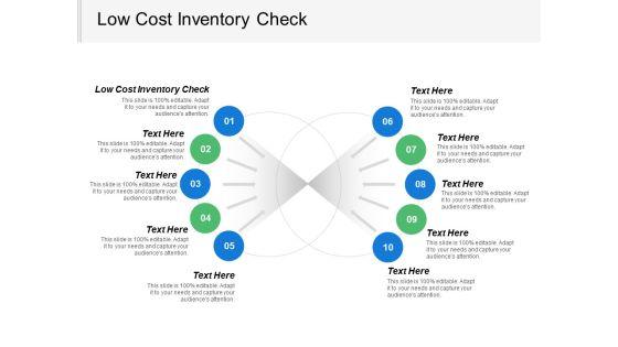 Low Cost Inventory Check Ppt PowerPoint Presentation Outline Gridlines Cpb Low Cost Inventory Check Ppt PowerPoint Presentation Outline Gridlines Cpb