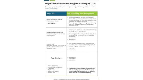 Major_Business_Risks_And_Mitigation_Strategies_Template_235_One_Pager_Documents_Slide_1.jpg