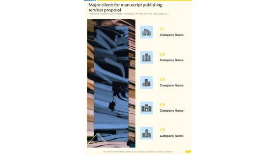 Major_Clients_For_Manuscript_Publishing_Services_Proposal_One_Pager_Sample_Example_Document_Slide_1.jpg