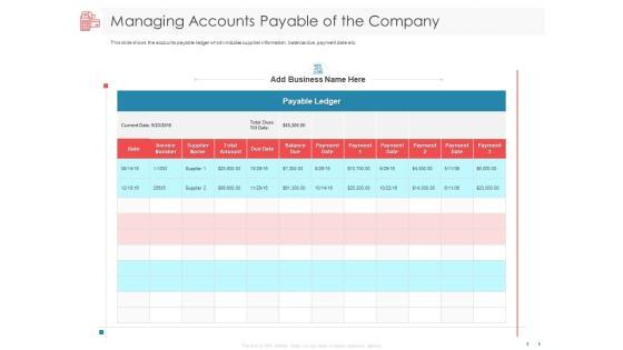 Managing CFO Services Managing Accounts Payable Of The Company Diagrams PDF Managing CFO Services Managing Accounts Payable Of The Company Diagrams PDF