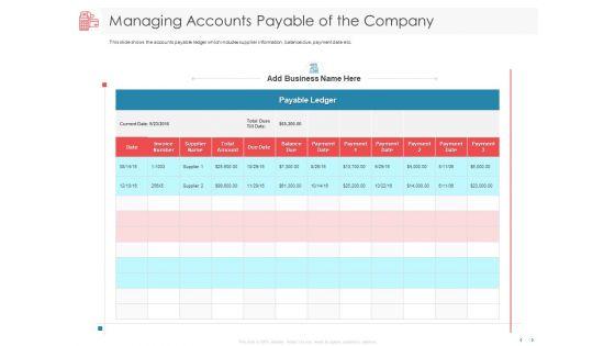 Managing_CFO_Services_Managing_Accounts_Payable_Of_The_Company_Diagrams_PDF_Slide_1.jpg