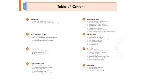 Managing_Companys_Online_Presence_Table_Of_Content_Guidelines_PDF_Slide_1.jpg