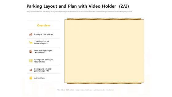 Managing_Construction_Work_Parking_Layout_And_Plan_With_Video_Holder_Plan_Mockup_PDF_Slide_1.jpg