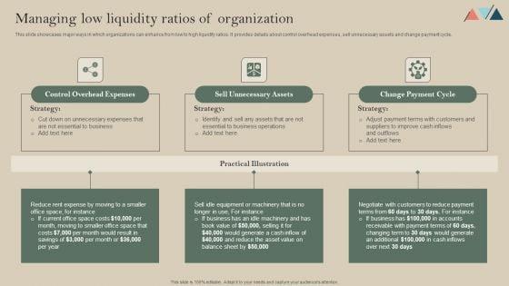 Managing_Low_Liquidity_Ratios_Of_Organization_Brochure_PDF_Slide_1.jpg