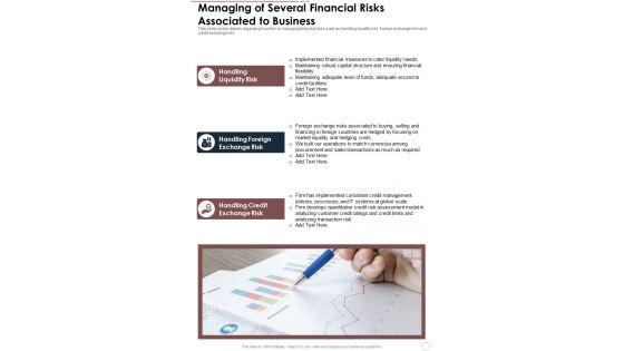 Managing_Of_Several_Financial_Risks_Associated_To_Business_One_Pager_Documents_Slide_1.jpg