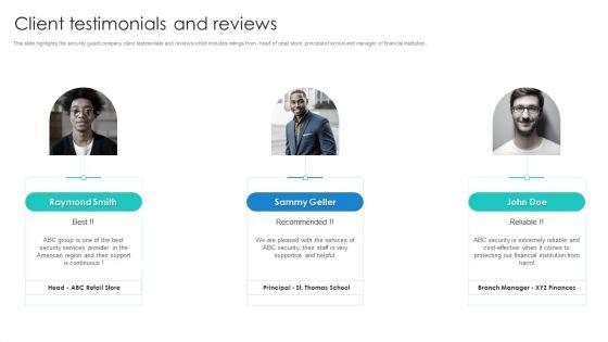 Manpower_Corporate_Security_Business_Profile_Client_Testimonials_And_Reviews_Infographics_PDF_Slide_1.jpg
