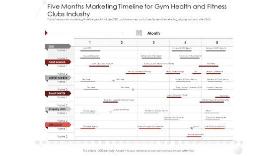 Market_Entry_Strategy_Five_Months_Marketing_Timeline_For_Gym_Health_And_Fitness_Clubs_Industry_Professional_PDF_Slide_1.jpg