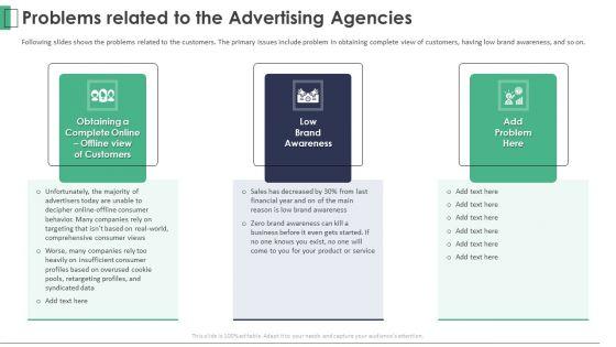 Marketing_Company_Investor_Pitch_Deck_Problems_Related_To_The_Advertising_Agencies_Elements_PDF_Slide_1.jpg