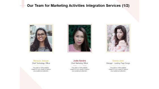 Marketing_Strategy_Our_Team_For_Marketing_Activities_Integration_Services_Introduction_PDF_Slide_1.jpg