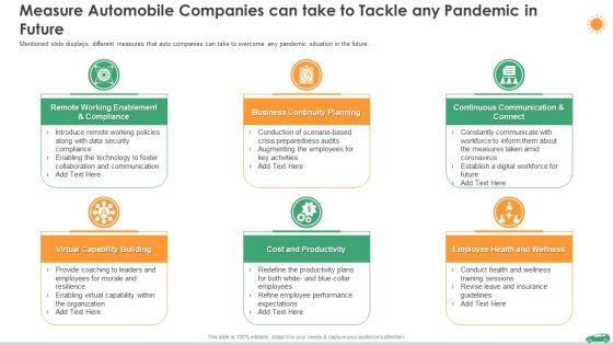Measure_Automobile_Companies_Can_Take_To_Tackle_Any_Pandemic_In_Future_Insurance_Ppt_Outline_Rules_PDF_Slide_1.jpg