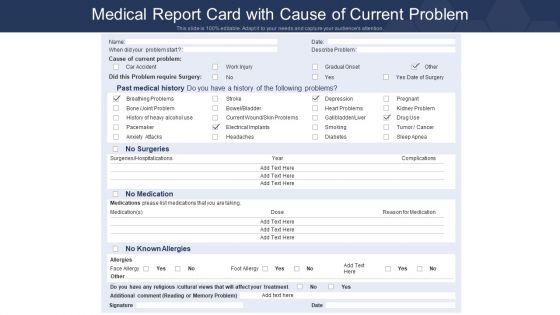 Medical_Report_Card_With_Cause_Of_Current_Problem_Ppt_Icon_Example_File_PDF_Slide_1.jpg