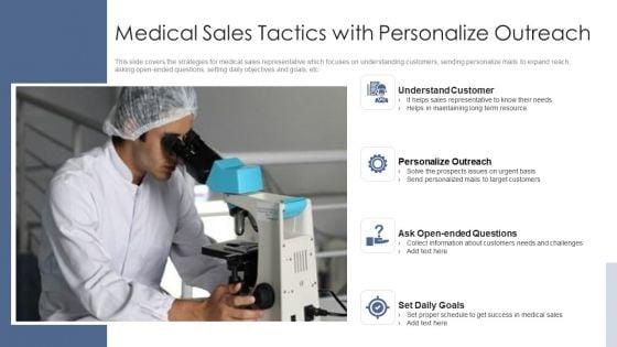 Medical_Sales_Tactics_With_Personalize_Outreach_Ppt_Gallery_Information_PDF_Slide_1.jpg