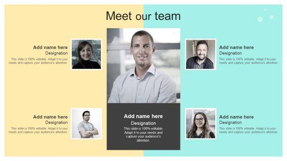 Meet_Our_Team_Online_And_Offline_Brand_Promotion_Techniques_Sample_PDF_Slide_1.jpg