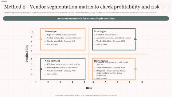 Method_2_Vendor_Segmentation_Matrix_To_Check_Profitability_And_Risk_Vendor_Management_Strategies_Formats_PDF_Slide_1.jpg