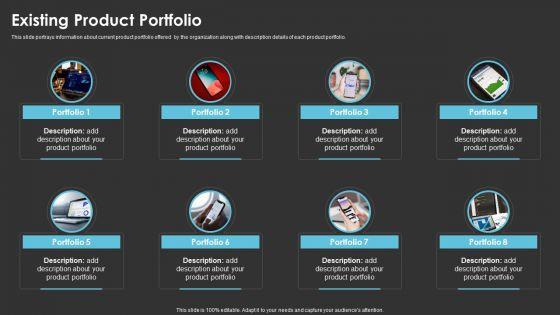 Method_To_Introduce_New_Product_Offerings_In_The_Industry_Existing_Product_Portfolio_Information_PDF_Slide_1.jpg