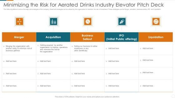 Minimizing_The_Risk_For_Aerated_Drinks_Industry_Elevator_Pitch_Deck_Sample_PDF_Slide_1.jpg