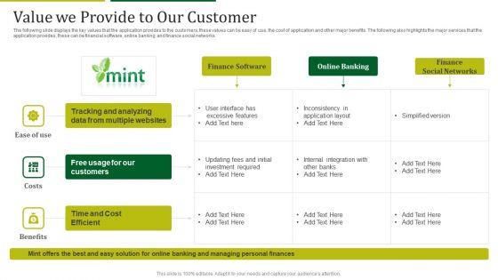 Mint_Investor_Capital_Raising_Value_We_Provide_To_Our_Customer_Ppt_Infographic_Template_Maker_PDF_Slide_1.jpg