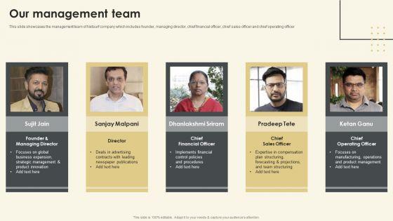 Netsurf_Business_Profile_Our_Management_Team_Ppt_Ideas_Diagrams_PDF_Slide_1.jpg