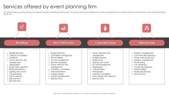 New_Product_Launch_Event_Management_Activities_Services_Offered_By_Event_Planning_Firm_Infographics_PDF_Slide_1.jpg