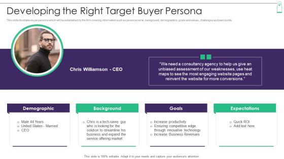 New Product Sales Strategy And Marketing Developing The Right Target Buyer Persona Elements PDF New Product Sales Strategy And Marketing Developing The Right Target Buyer Persona Elements PDF