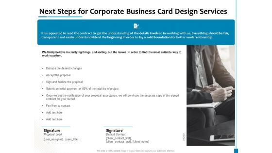 Next_Steps_For_Corporate_Business_Card_Design_Services_Formats_PDF_Slide_1.jpg