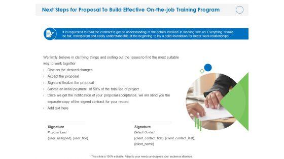 Next_Steps_For_Proposal_To_Build_Effective_On_The_Job_Training_Program_Ppt_PowerPoint_Presentation_File_Objects_PDF_Slide_1.jpg