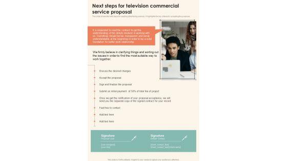 Next_Steps_For_Television_Commercial_Service_Proposal_One_Pager_Sample_Example_Document_Slide_1.jpg