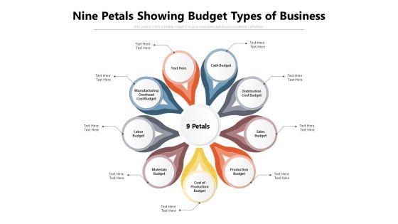 Nine_Petals_Showing_Budget_Types_Of_Business_Ppt_PowerPoint_Presentation_Ideas_Background_Image_PDF_Slide_1.jpg