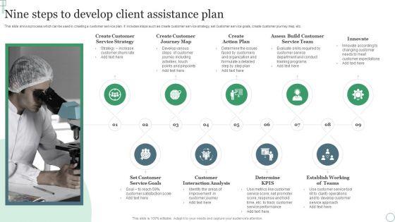 Nine_Steps_To_Develop_Client_Assistance_Plan_Ppt_PowerPoint_Presentation_File_Pictures_PDF_Slide_1.jpg