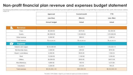 Non_Profit_Financial_Plan_Revenue_And_Expenses_Budget_Statement_Topics_PDF_Slide_1.jpg